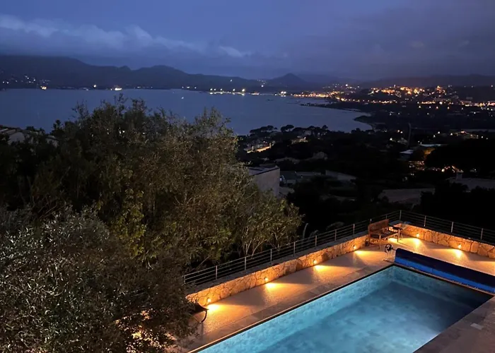Вилла Marinarca Sitew Vecchio Marina Di Fiori Vue Piscine Chauffee Clim A Pied Tennis